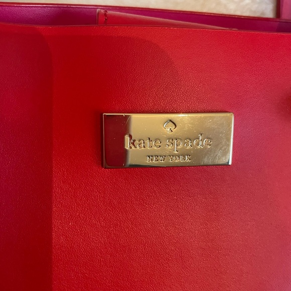 Kate Spade Vibrant Red Tote Bag - Picture 5 of 14